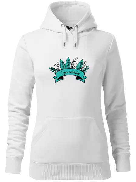 Dámská mikina Tým nevěsty - zelené lupeny