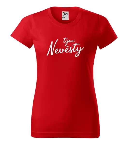 Dámské tričko Tým nevěsty - nápis