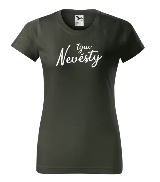 Dámské tričko Tým nevěsty - nápis