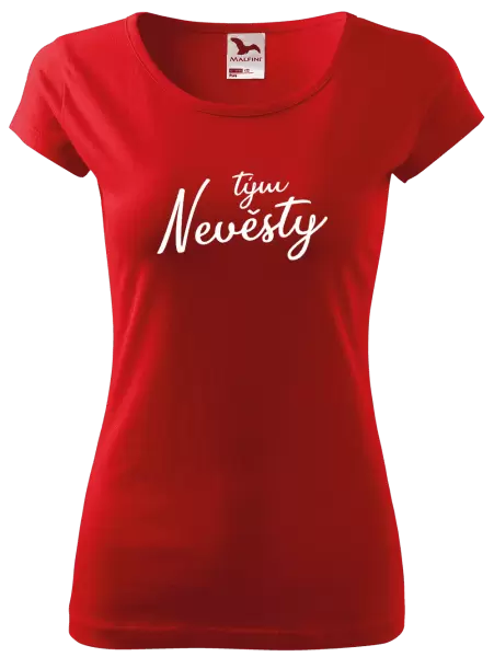 Dámské tričko Tým nevěsty - nápis