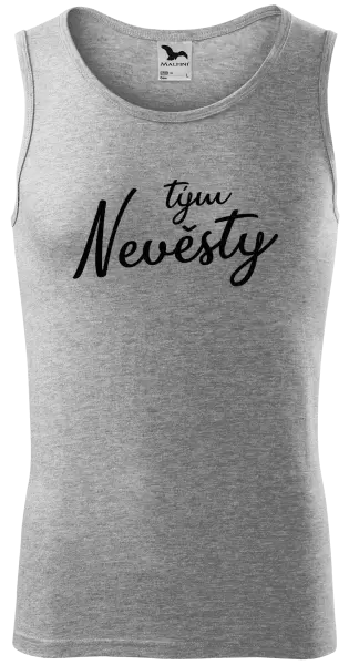 Pánské tílko Tým nevěsty - nápis