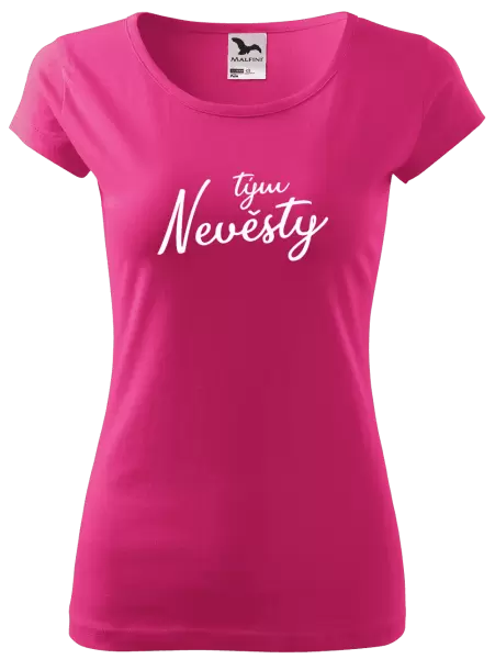 Dámské tričko Tým nevěsty - nápis
