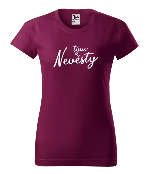 Dámské tričko Tým nevěsty - nápis