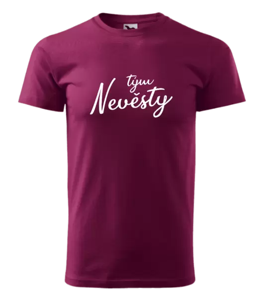 Pánské tričko Tým nevěsty - nápis