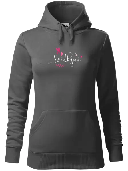 Dámská mikina Svědkyně - srdíčka a lístečky