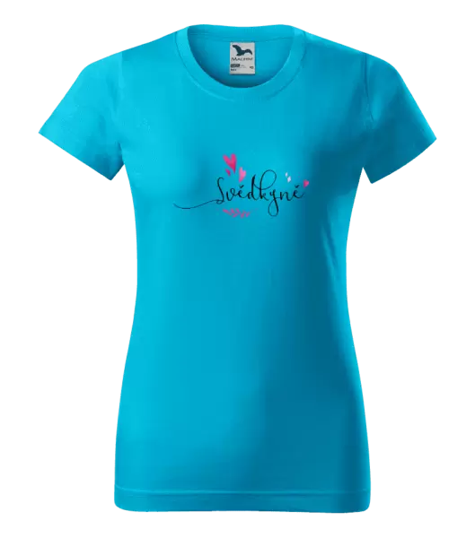 Dámské tričko Svědkyně - srdíčka a lístečky