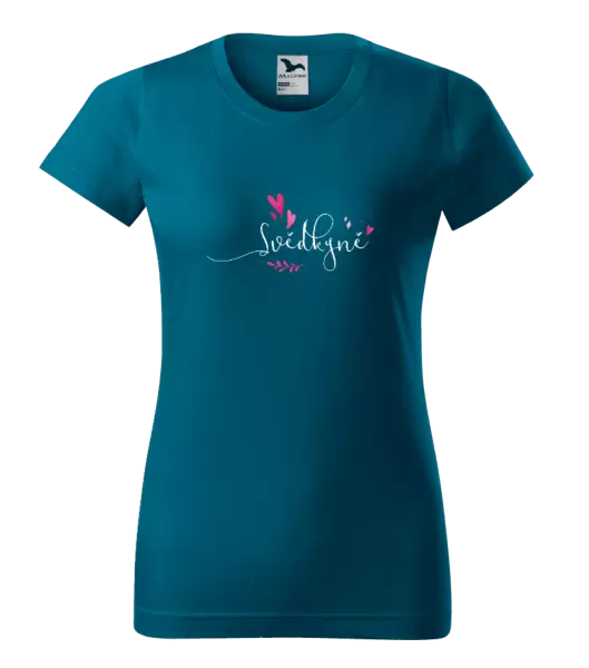 Dámské tričko Svědkyně - srdíčka a lístečky