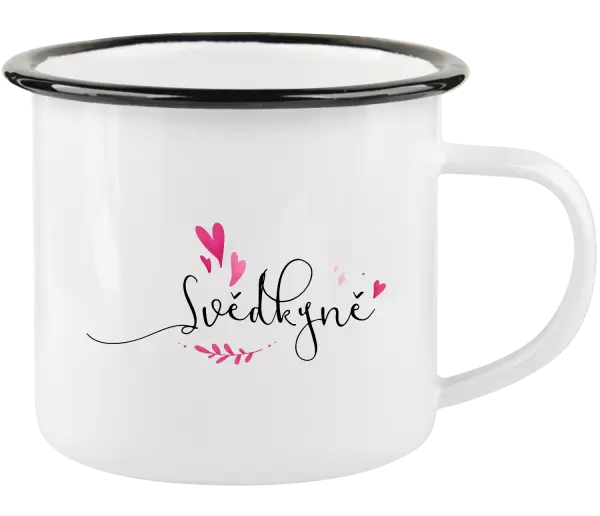 Plecháček Svědkyně - srdíčka a lístečky