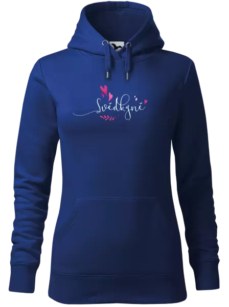 Dámská mikina Svědkyně - srdíčka a lístečky