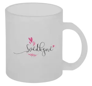 Hrnek Svědkyně - srdíčka a lístečky