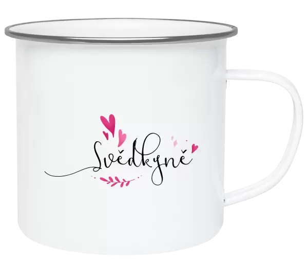 Plecháček Svědkyně - srdíčka a lístečky