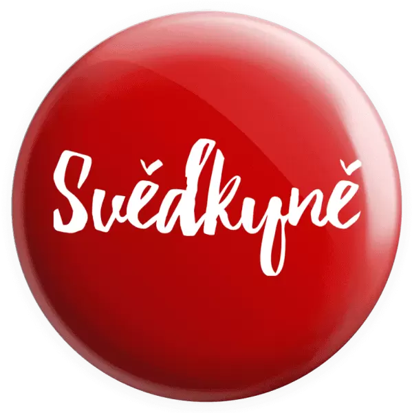 Placka Svědkyně - nápis 2