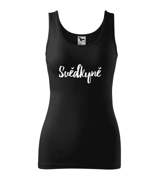 Dámské tílko Svědkyně - nápis 2