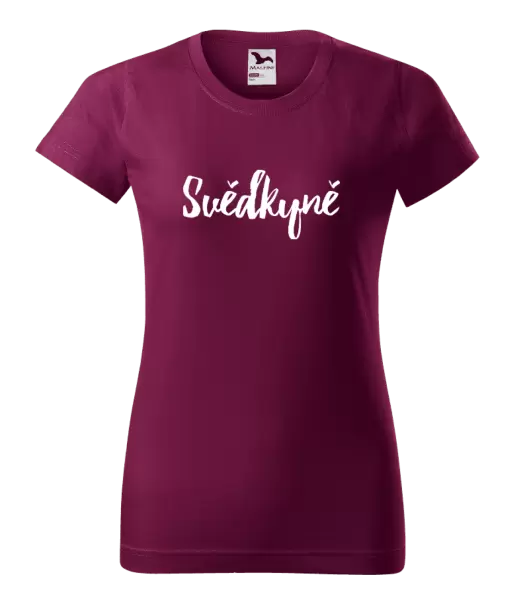 Dámské tričko Svědkyně - nápis 2