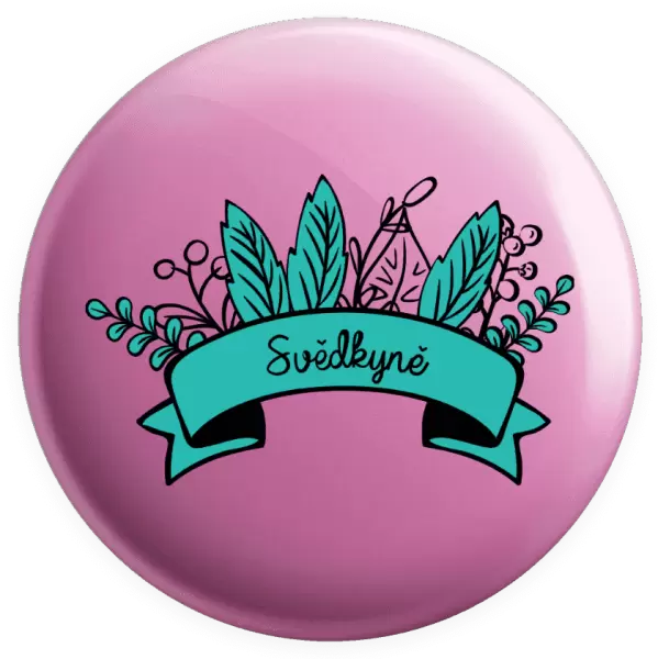 Placka Svědkyně - zelené lupeny