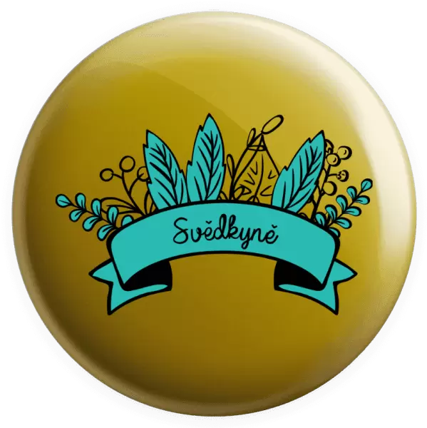 Placka Svědkyně - zelené lupeny