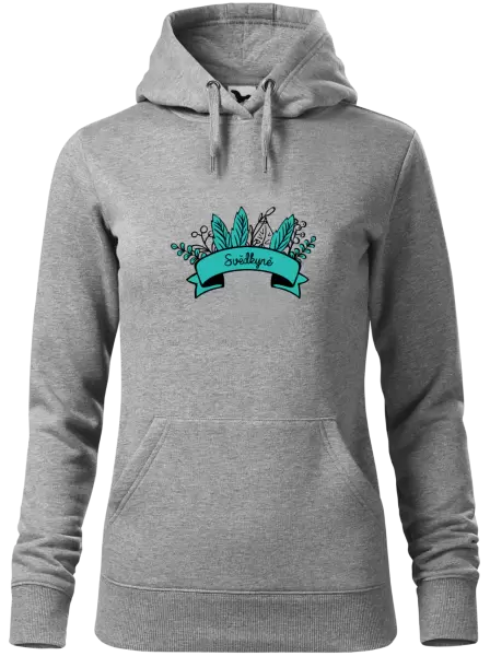 Dámská mikina Svědkyně - zelené lupeny