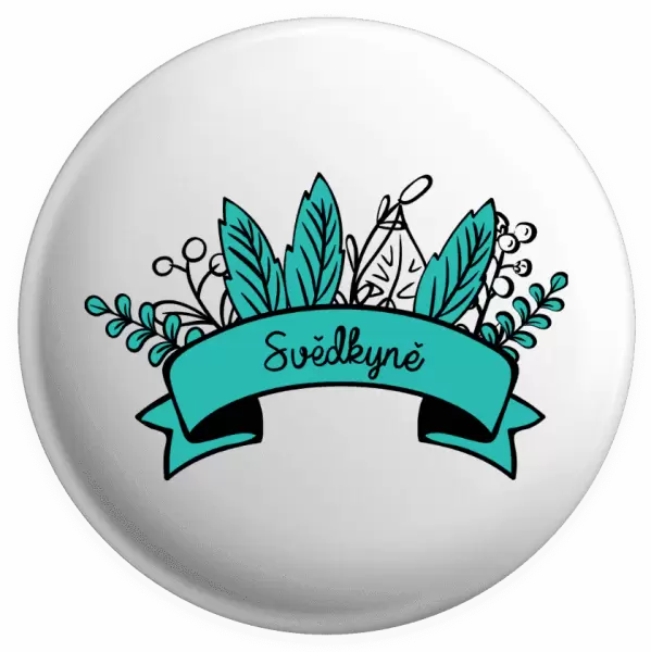 Placka Svědkyně - zelené lupeny