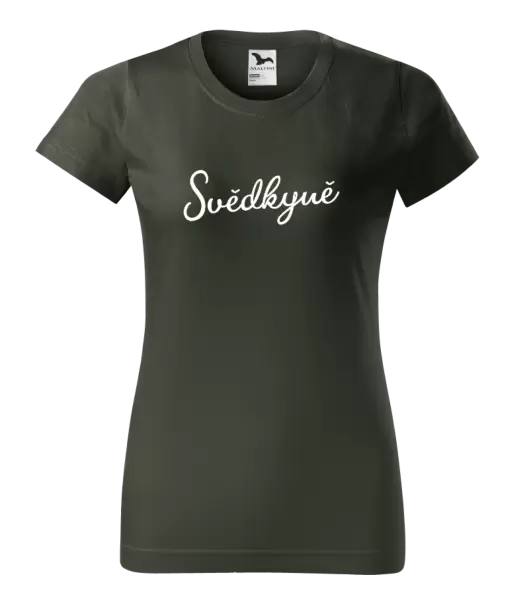 Dámské tričko Svědkyně - nápis