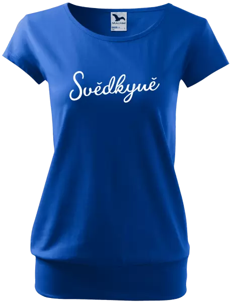 Dámské tričko Svědkyně - nápis