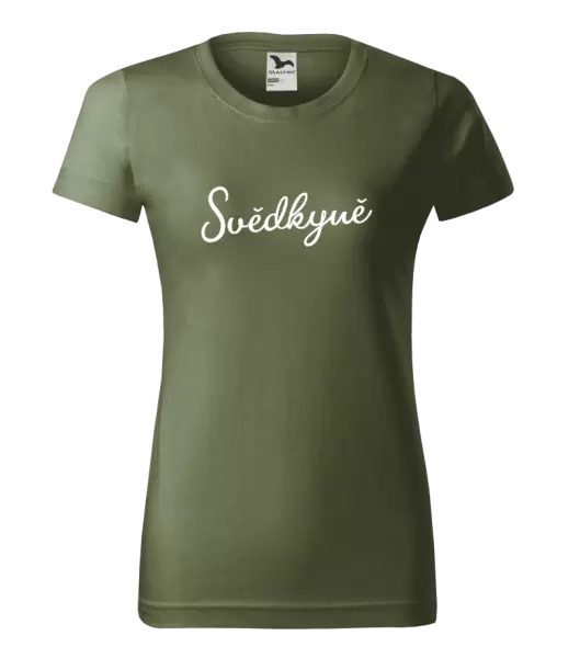 Dámské tričko Svědkyně - nápis