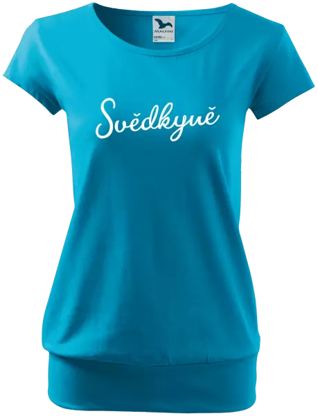 Dámské tričko Svědkyně - nápis