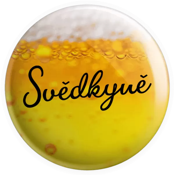 Placka Svědkyně - nápis