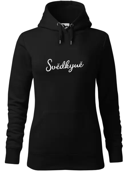 Dámská mikina Svědkyně - nápis