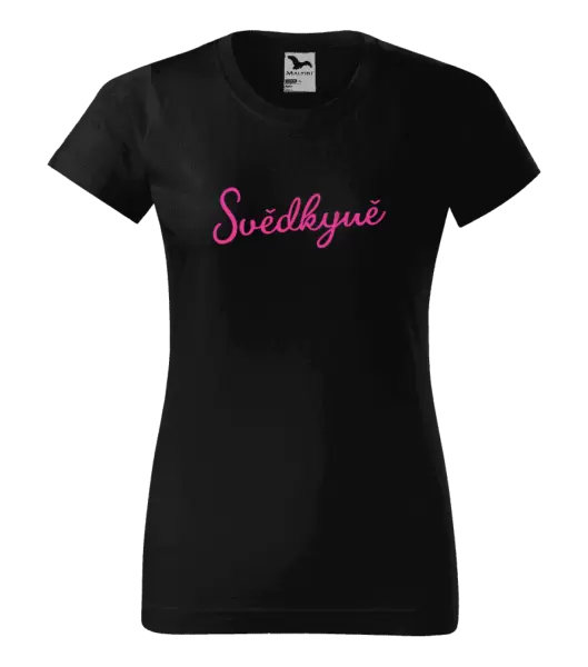 Dámské tričko Svědkyně - nápis