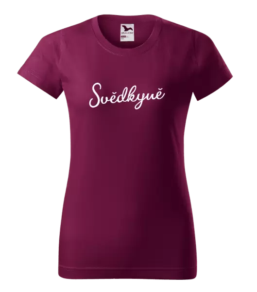 Dámské tričko Svědkyně - nápis
