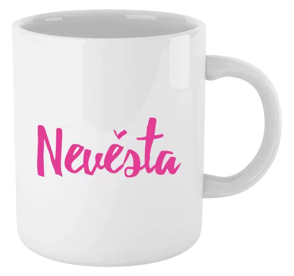 Hrnek Nevěsta - nápis 2