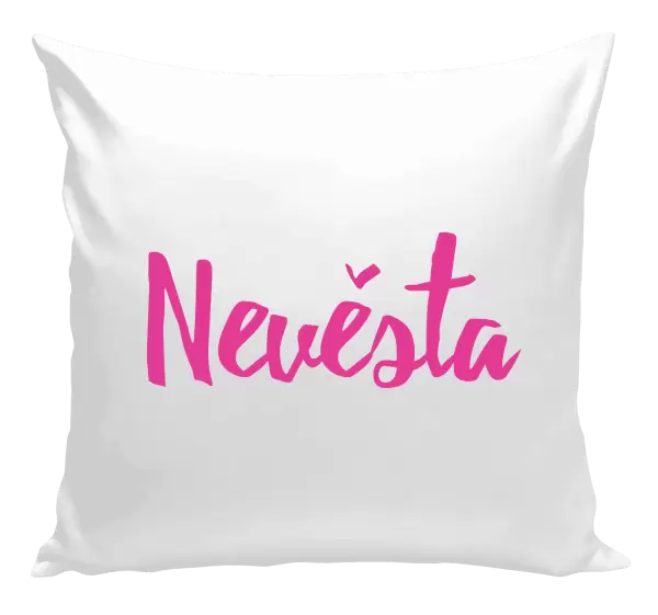 Polštář Nevěsta - nápis 2