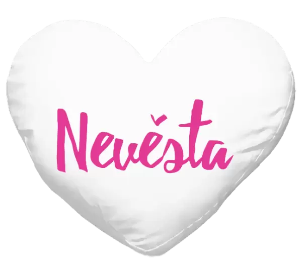 Polštář Nevěsta - nápis 2