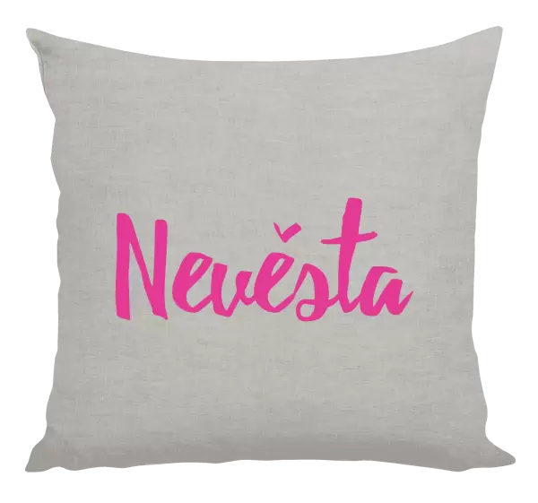 Polštář Nevěsta - nápis 2