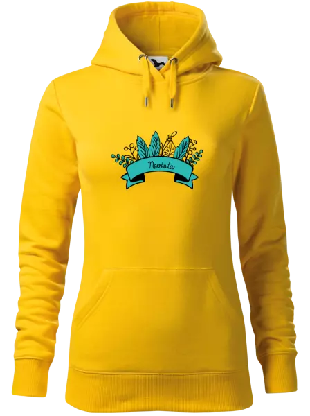 Dámská mikina Nevěsta - zelené lupeny