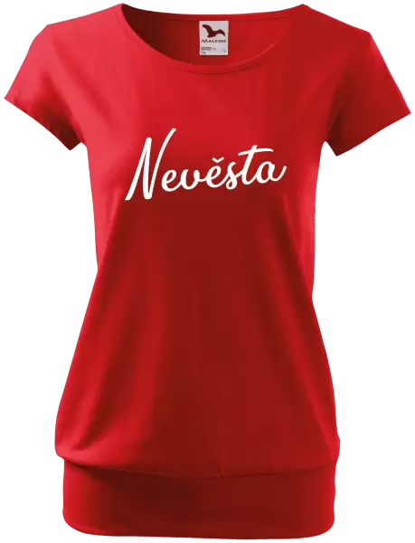 Dámské tričko Nevěsta - nápis