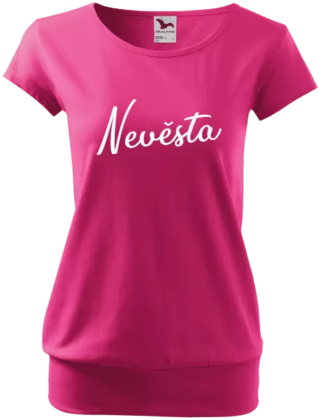 Dámské tričko Nevěsta - nápis