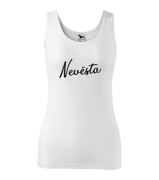 Dámské tílko Nevěsta - nápis