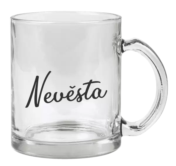 Hrnek Nevěsta - nápis
