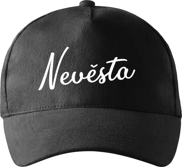 Kšiltovka Nevěsta - nápis