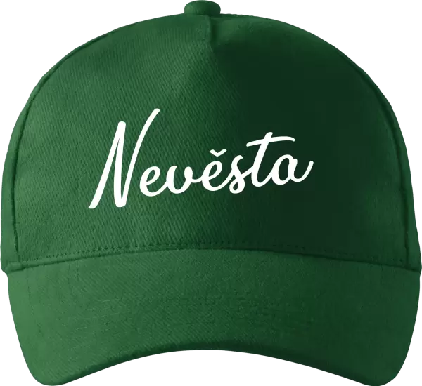 Kšiltovka Nevěsta - nápis