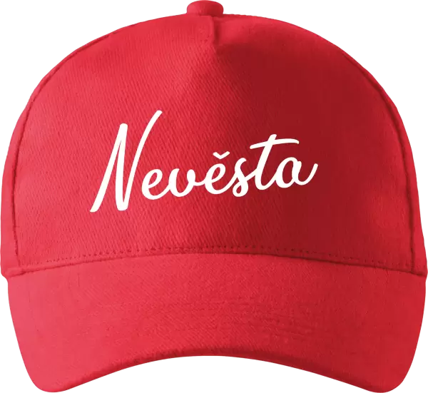 Kšiltovka Nevěsta - nápis