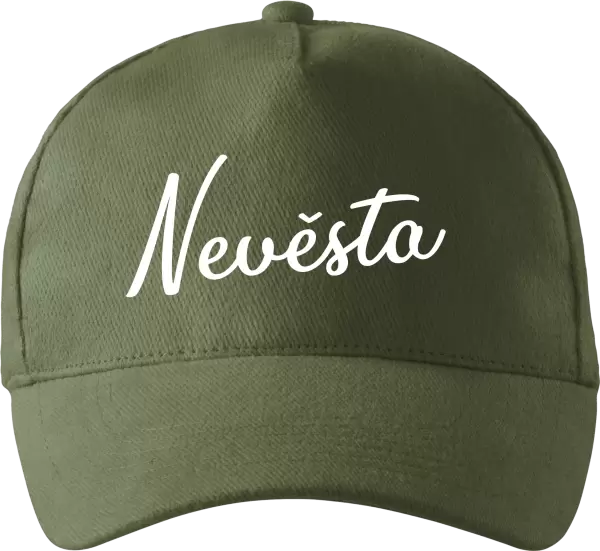 Kšiltovka Nevěsta - nápis