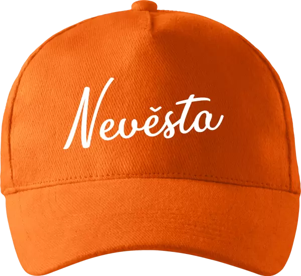 Kšiltovka Nevěsta - nápis