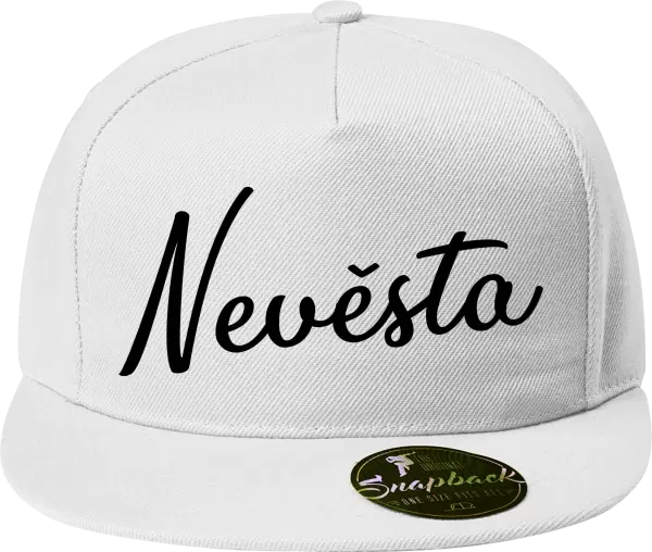Snapback kšiltovka Nevěsta - nápis