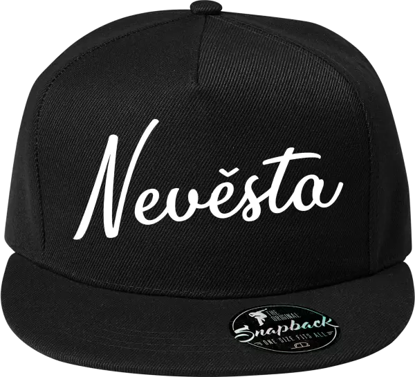 Snapback kšiltovka Nevěsta - nápis