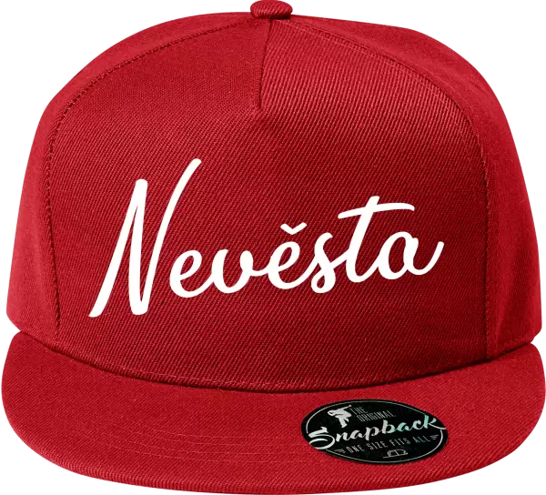 Snapback kšiltovka Nevěsta - nápis