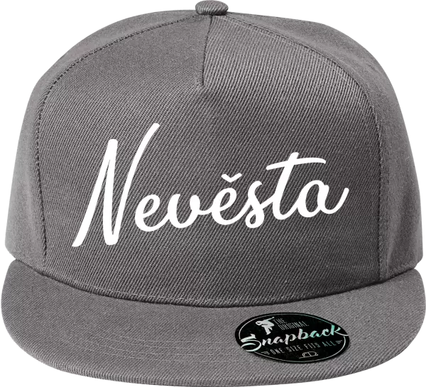 Snapback kšiltovka Nevěsta - nápis