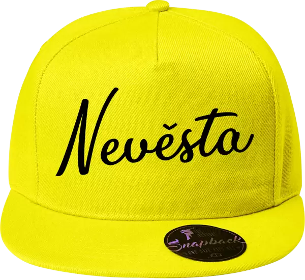 Snapback kšiltovka Nevěsta - nápis