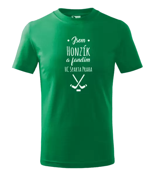 Dětské tričko Fandím hokeji se jménem